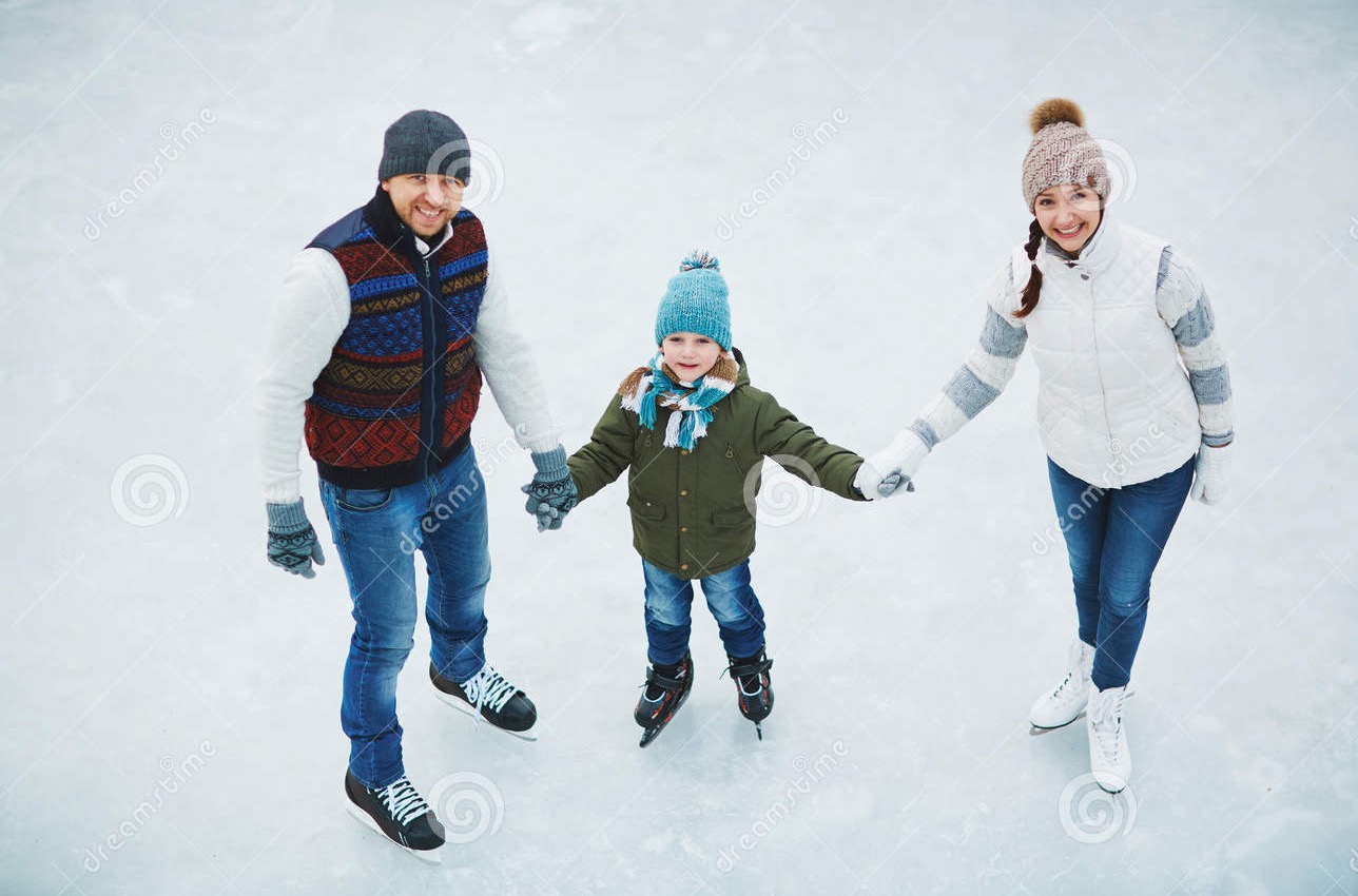 Ice skating rink for free